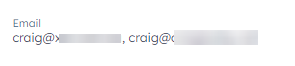 Primary and Secondary Email Addresses