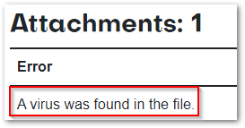 Virus on file