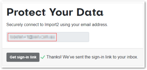 Enter your email address to receive a sign-in link import2