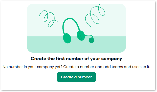 Create Aircall number