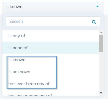 HubSpot List Filters Logical Operators