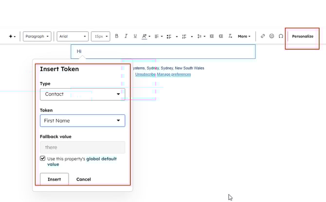 personalisation-tokens