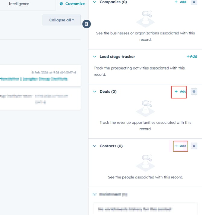 Reassociate HubSpot Record
