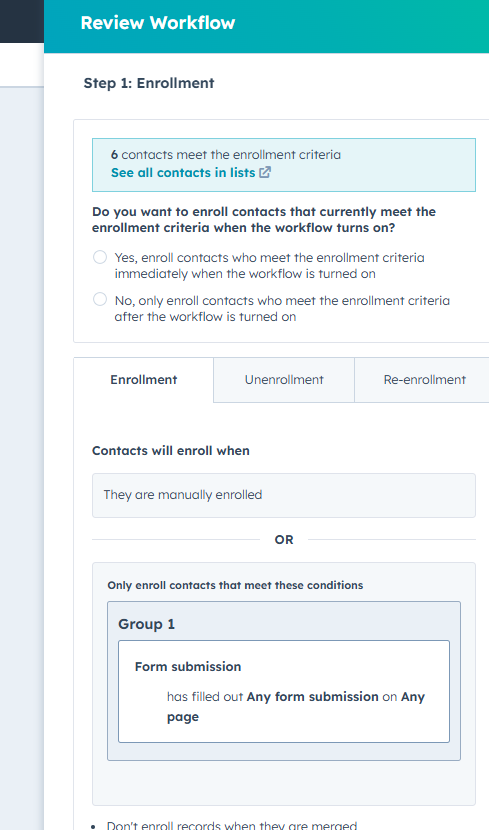 Review Workflow