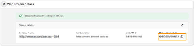Web stream details
