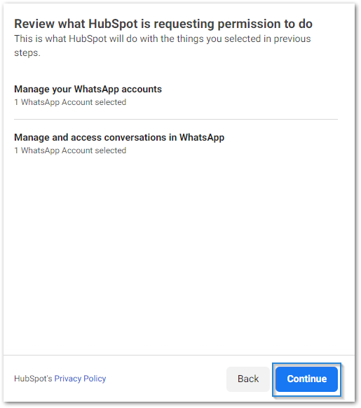 Manage your WhatsApp accounts 