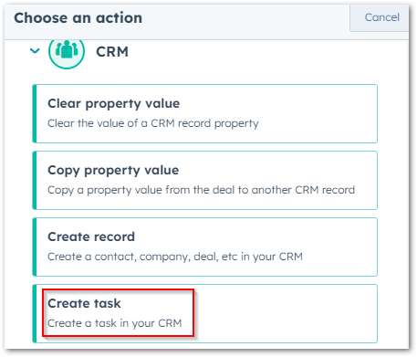 Create task