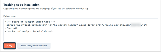 tracking-code-installation