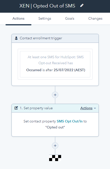 create a workflow to handle Opt Outs